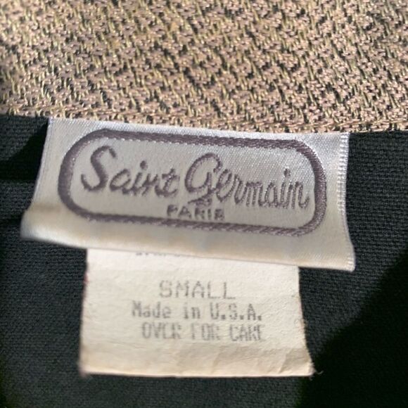 Vintage Saint Germain Paris Gold embroidered jacket - Picture 2 of 9